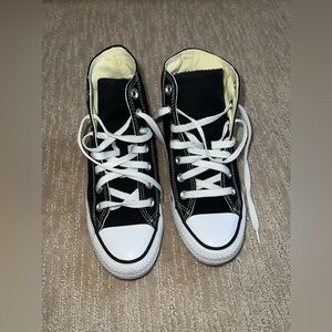 Converse Black and White High-Top Sneakers